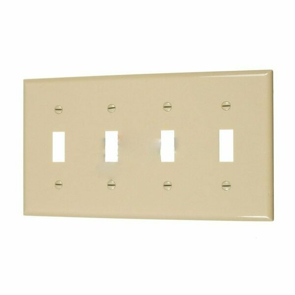 American Imaginations Rectangle Ivory Electrical Switch Plate Plastic AI-37062